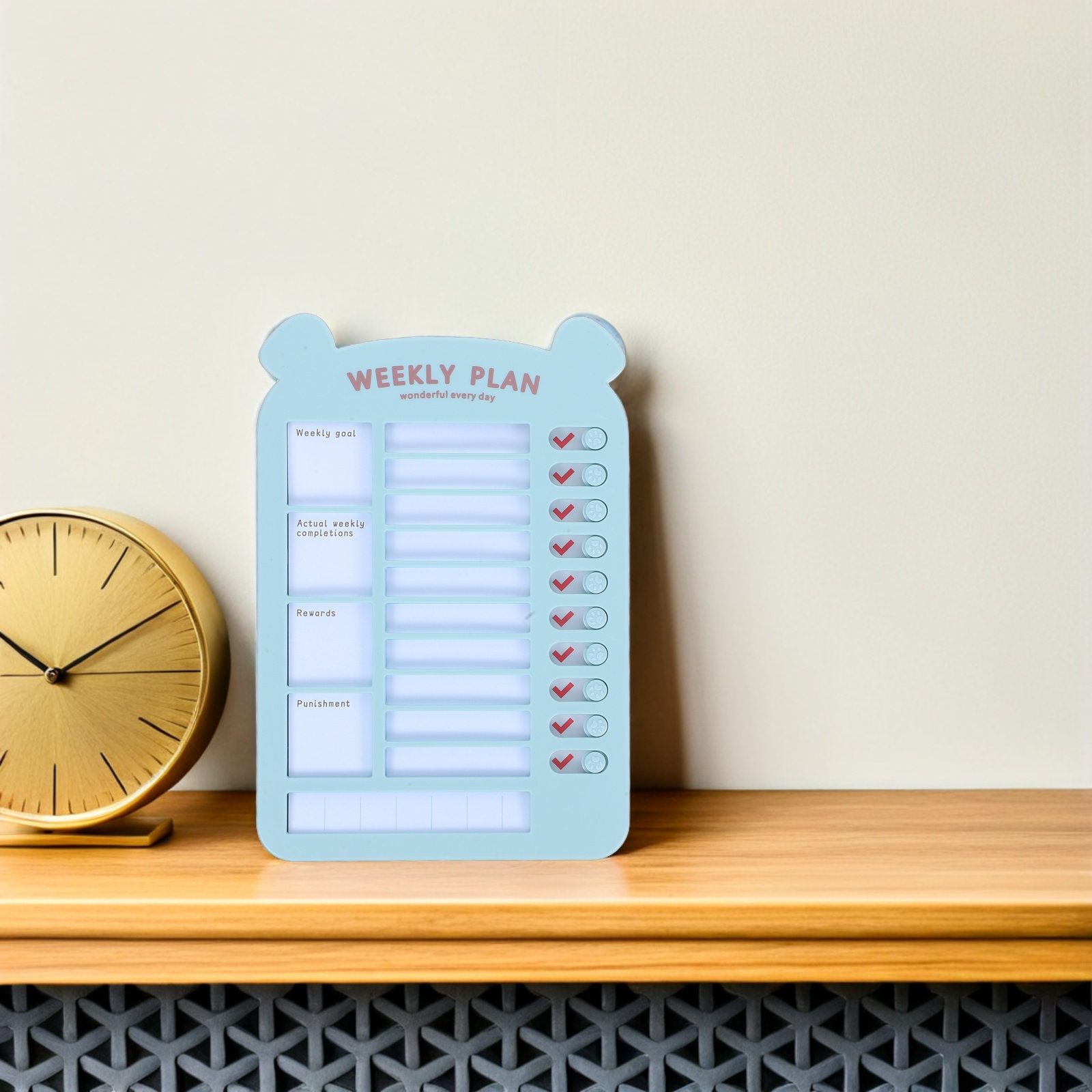 Kids Education Plan - Daily Routine Chart for Kids Habit