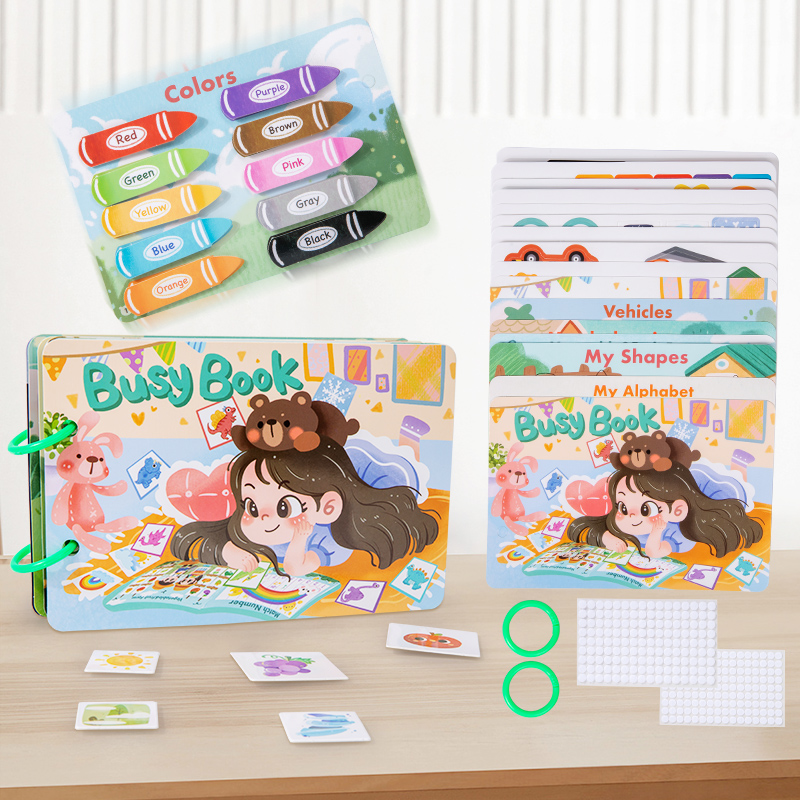 Kids First Education - Montessori Children Busy Book My First