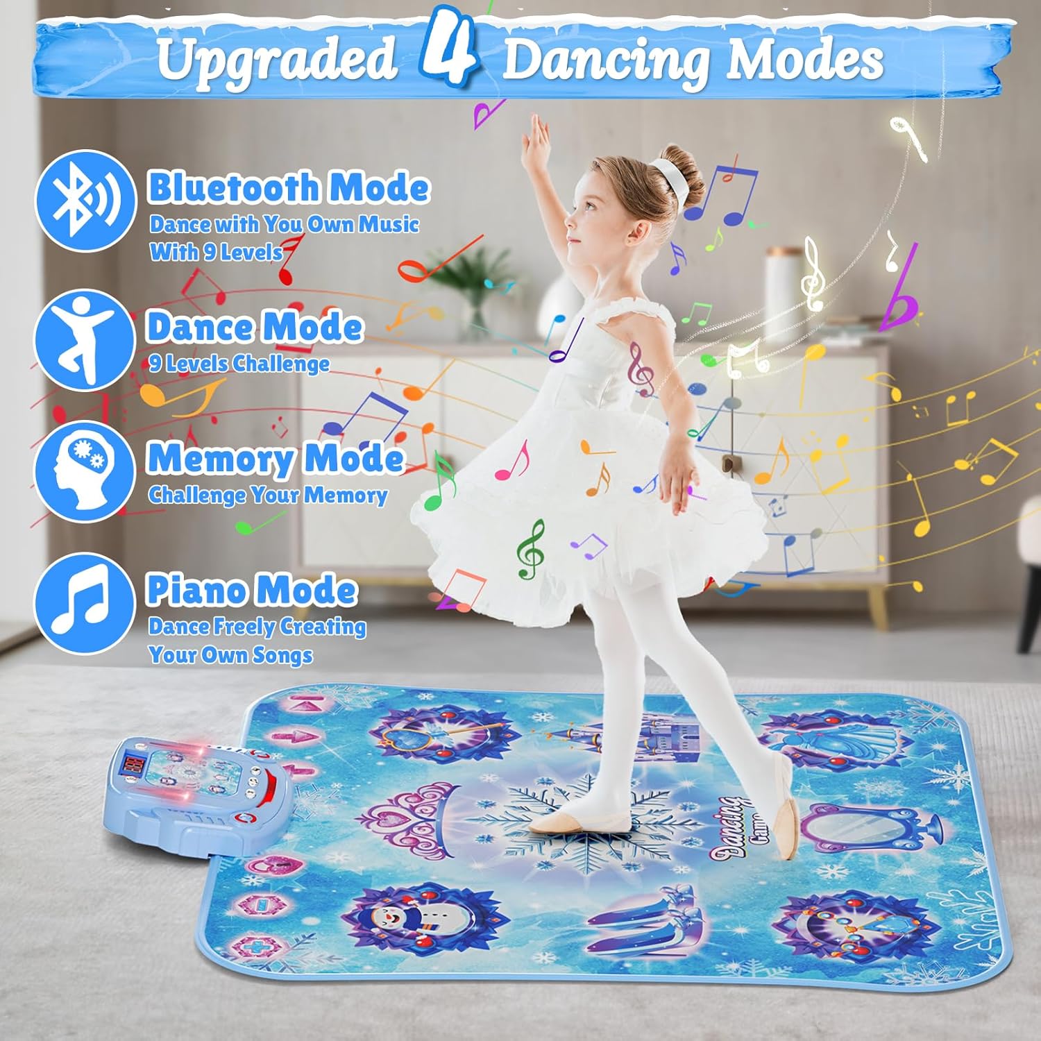 1Pc 8-key Wireless Bluetooth D - Kids Educational Mat 评论和价格