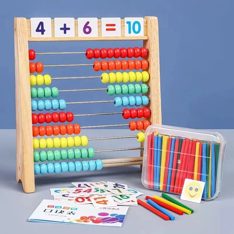 Wooden Counting Toy Abacus Mon - Abacus Counting Bead 评论和价格