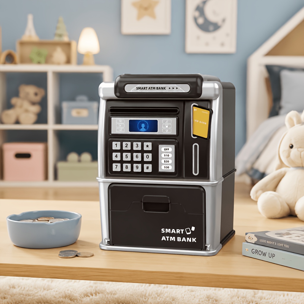 Smart ATM Piggy Bank, Automati - Kids Education Savings 评论和价格