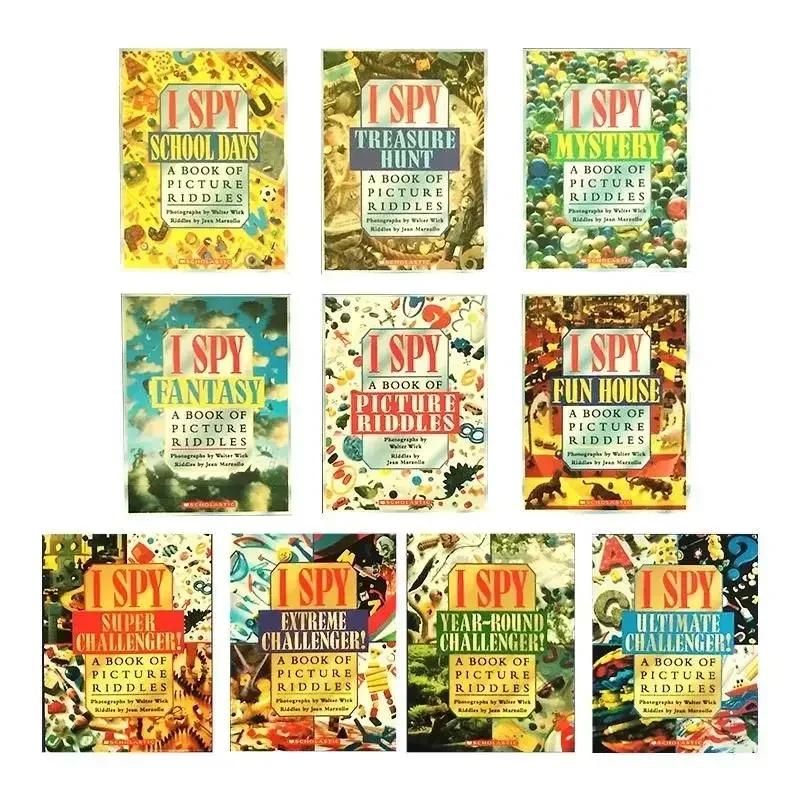 10 Books Box Set I Spy Reader  - Kids Educational Reader 评论和价格