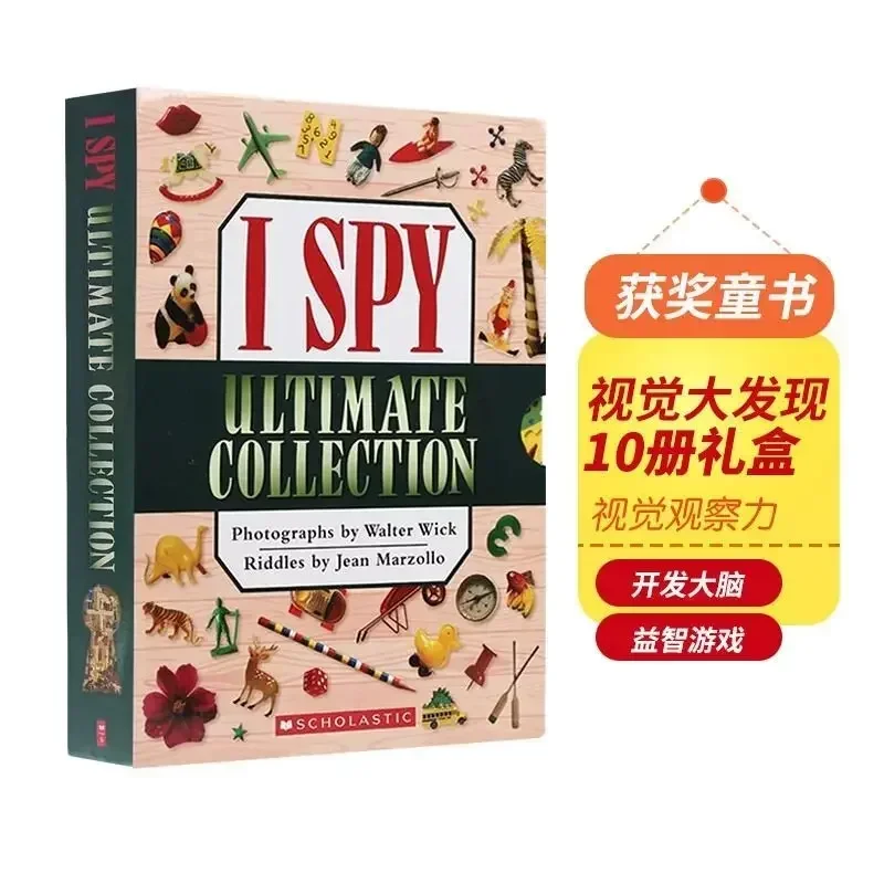 10 Books Box Set I Spy Reader  - Kids Educational Reader 评论和价格