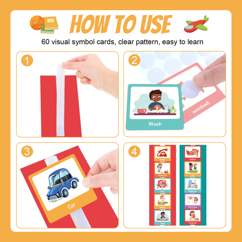 Children's Visual Time Chart V - Kids Education Plan 评论和价格