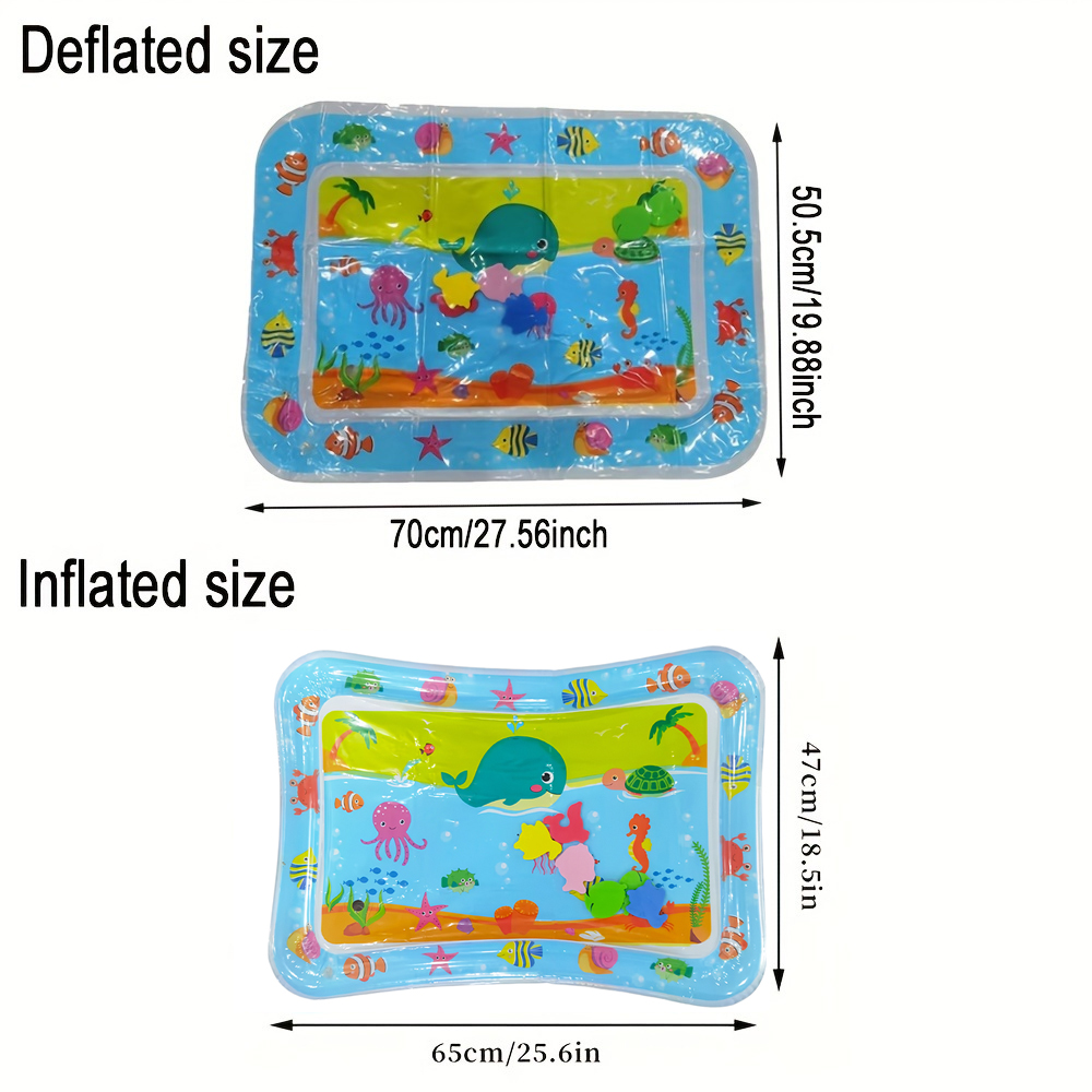 1pc Blue Whale Inflatable PVC  - Kids Educational Mat 评论和价格