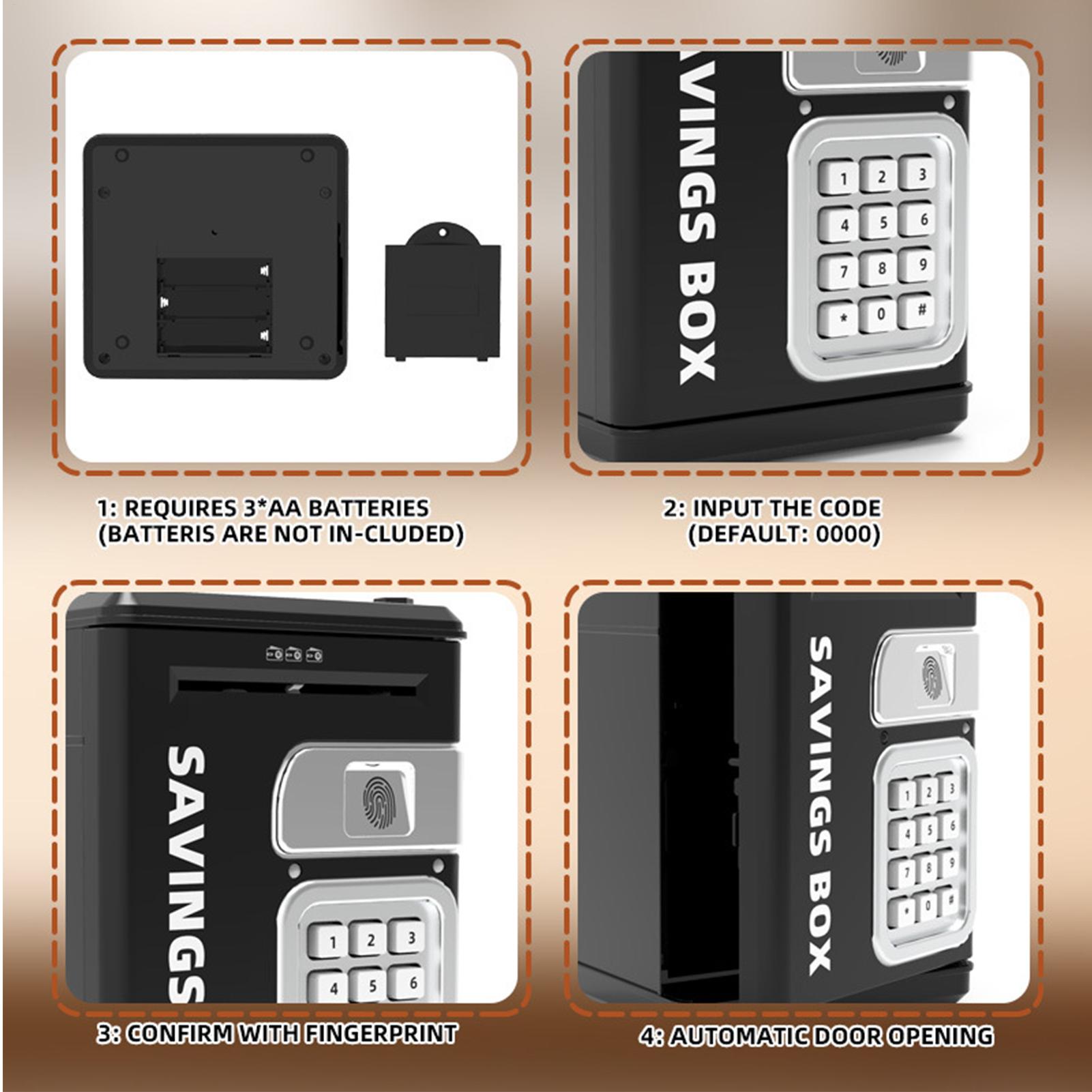 Safe Box For Kids Bank Safe El - Kids Education Savings 评论和价格