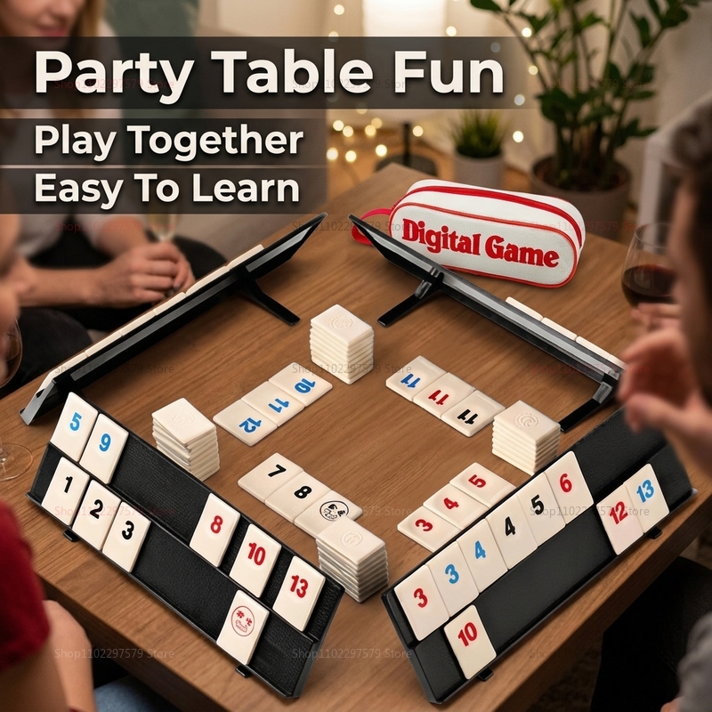 2026 New Rummy Cube Game Set w - Kids Education Plan 评论和价格