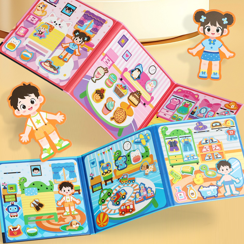 Montessori Boys Girls Dress Up - Human Body Puzzle 评论和价格