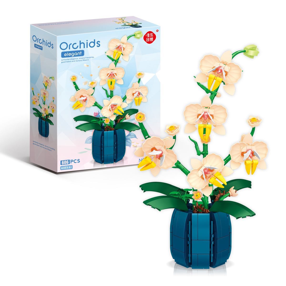 Orchid Building Blocks Flowers - Orchid Kids Education 评论和价格