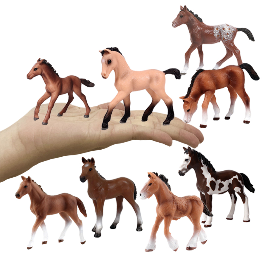 Horse Figurine Farm Animals Po - Kids First Education 评论和价格