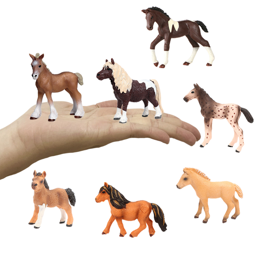 Horse Figurine Farm Animals Po - Kids First Education 评论和价格