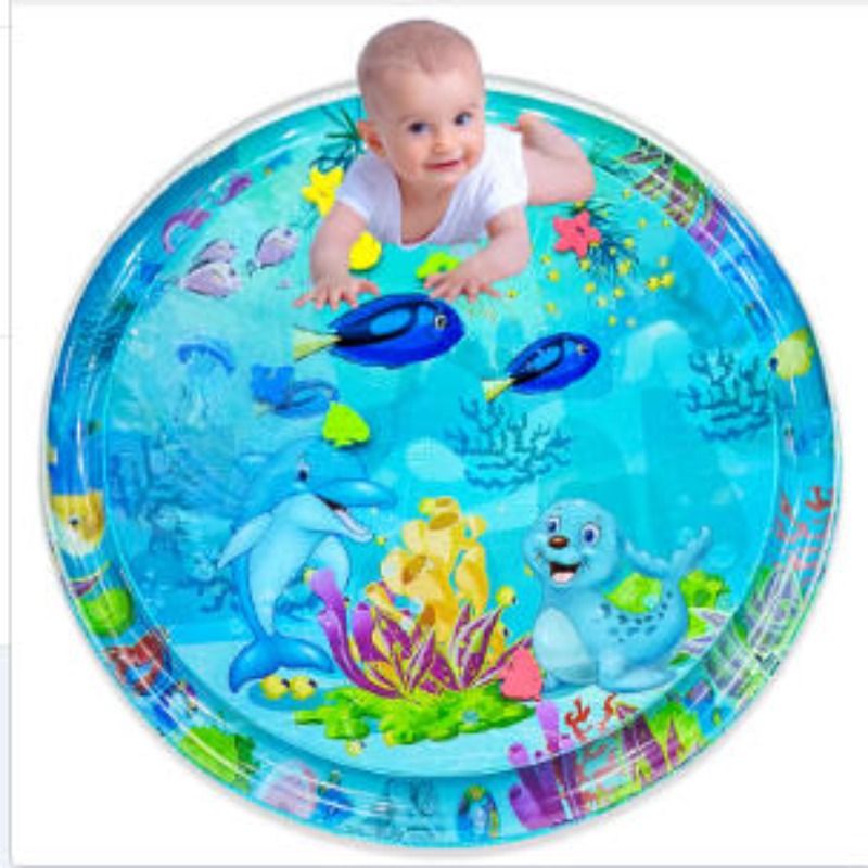 Baby Water Play Mat Inflatable - Kids Educational Mat 评论和价格