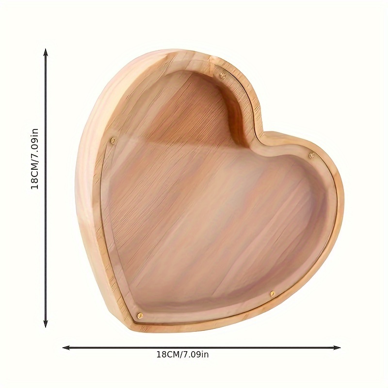 Wooden Letter Piggy Bank for K - Kids Education Savings 评论和价格