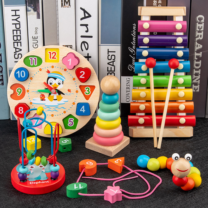 Montessori Baby Toys Kids 3D W - Kids Education Music 评论和价格