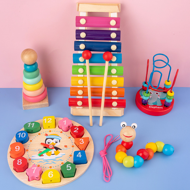 Montessori Baby Toys Kids 3D W - Kids Education Music 评论和价格