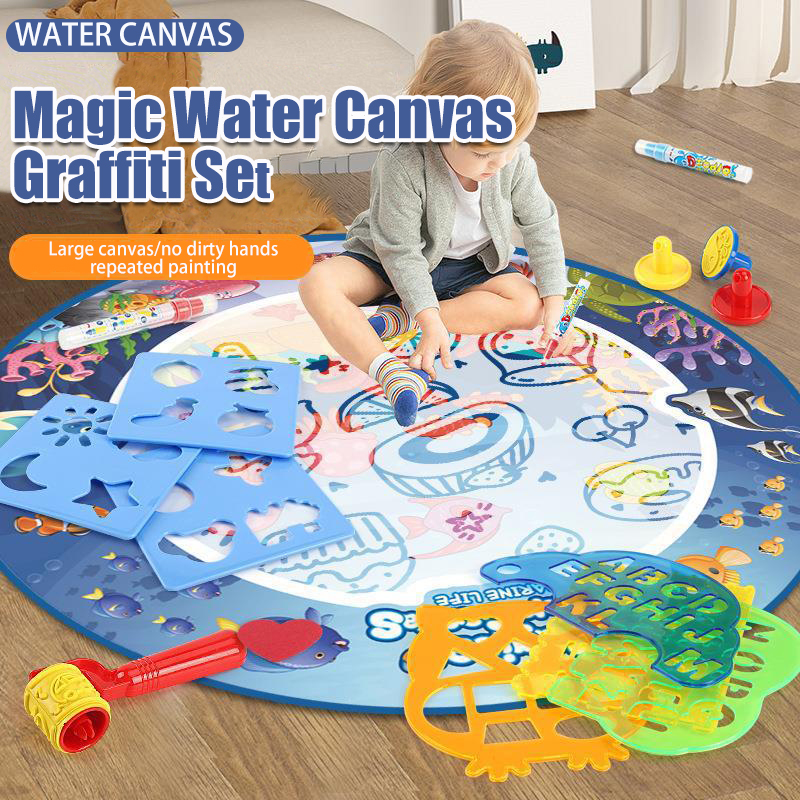 80x80CM Magic Water Drawing Ma - Kids Educational Mat 评论和价格