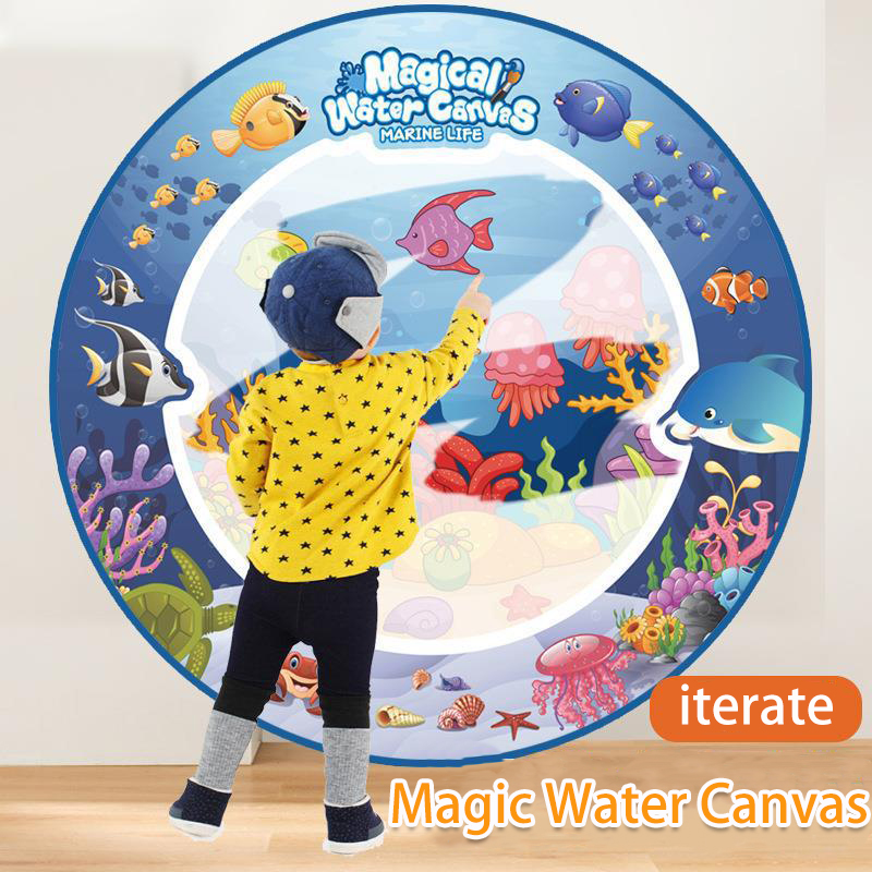80x80CM Magic Water Drawing Ma - Kids Educational Mat 评论和价格