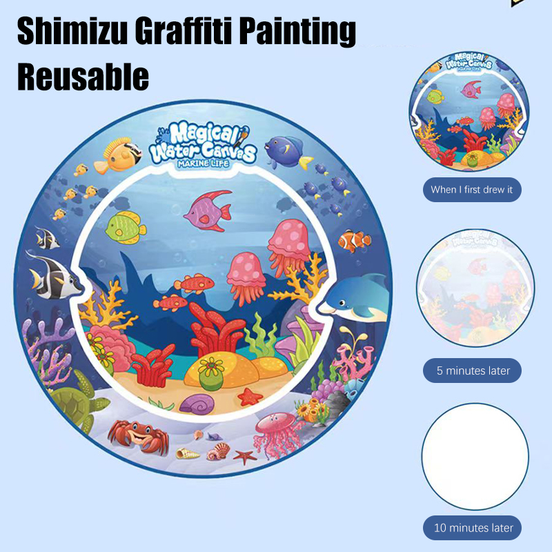 80x80CM Magic Water Drawing Ma - Kids Educational Mat 评论和价格