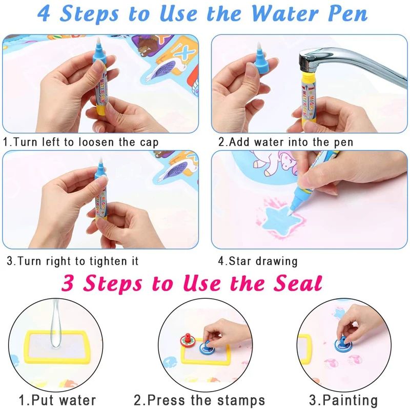 Coolplay Magic Water Drawing M - Kids Educational Mat 评论和价格