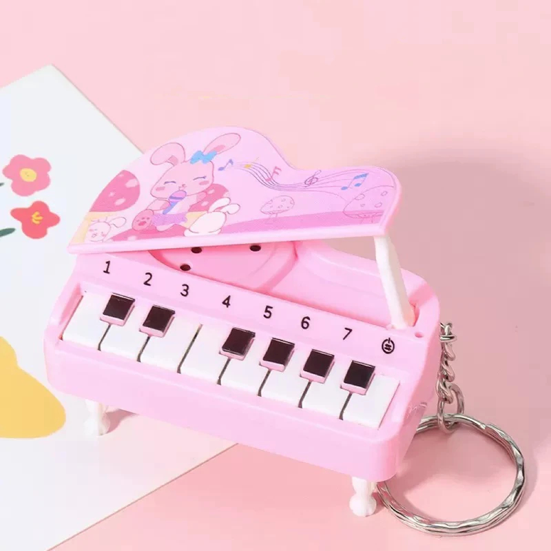 Cute Mini Desktop Piano Keycha - Kids Education Music 评论和价格