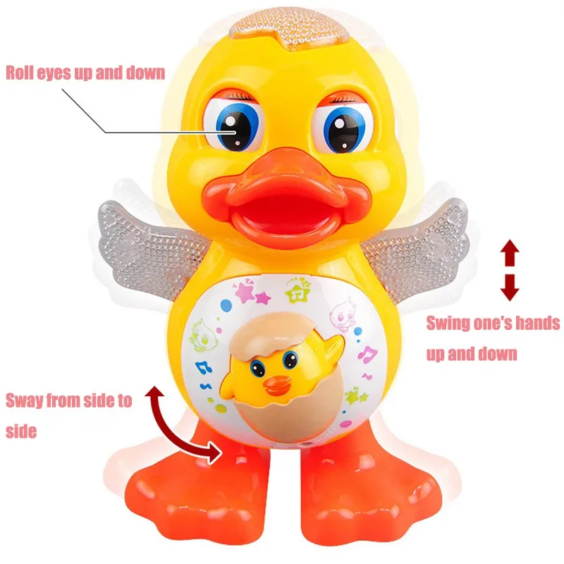 Electric Dancing Duck Toy Inte - Kids Education Music 评论和价格
