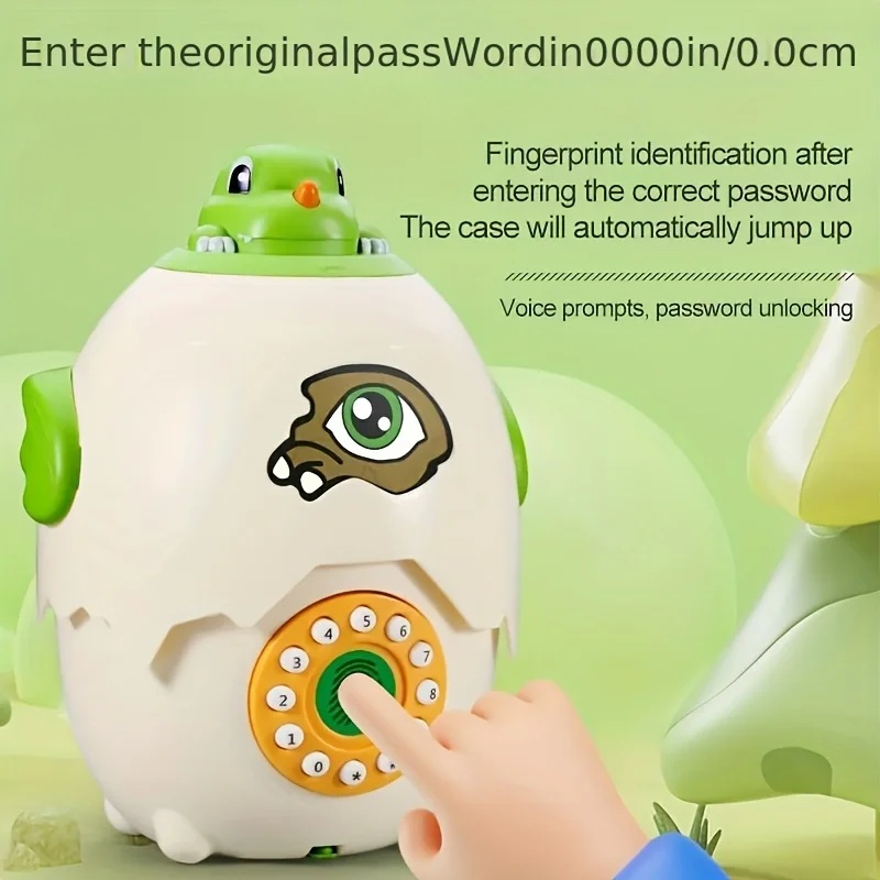 Dinosaur Egg Piggy Bank With F - Kids Education Savings 评论和价格