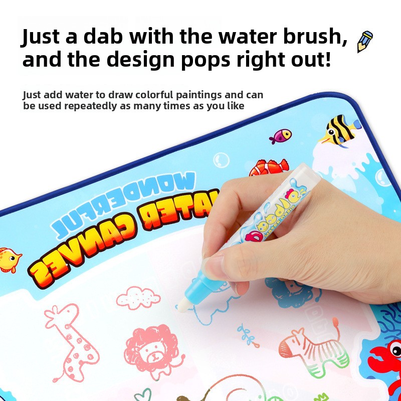 Kids Large Magic Water Drawing - Kids Educational Mat 评论和价格