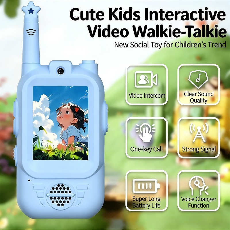 2PC Kids Video Walkie Talkies  - Kids Education And Recreation 评论和价格