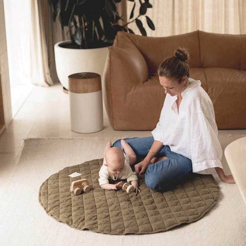 115cm Play Mat Lattice Baby Ma - Kids Educational Mat 评论和价格
