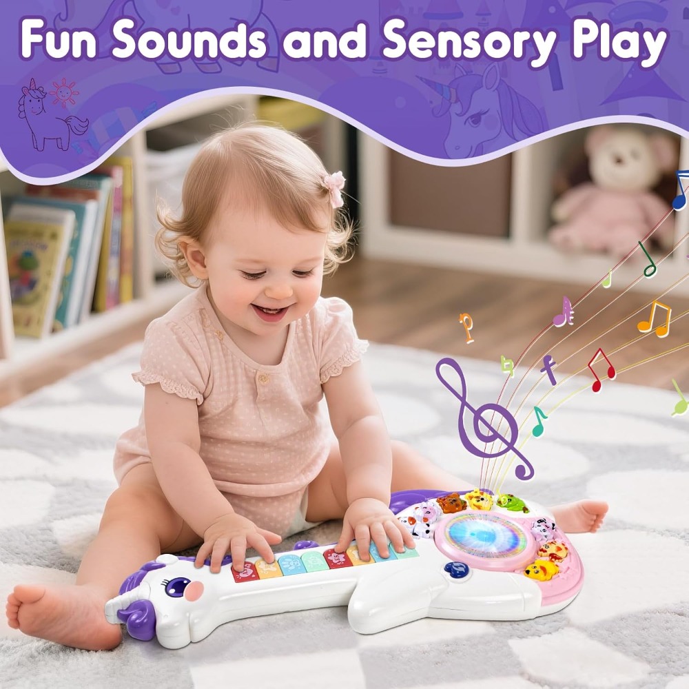 Baby Musical Unicorn Toys Educ - Kids First Education 评论和价格