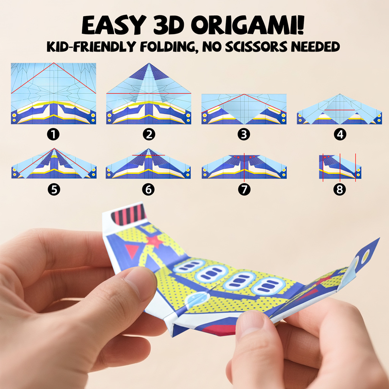 36 Sheets Paper Airplane Origa - Kids Educational Gadget 评论和价格
