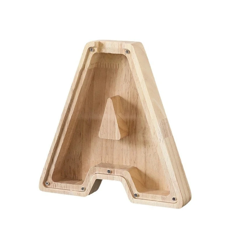 Wooden 26 Letter Alphabet Coin - Kids Education Savings 评论和价格