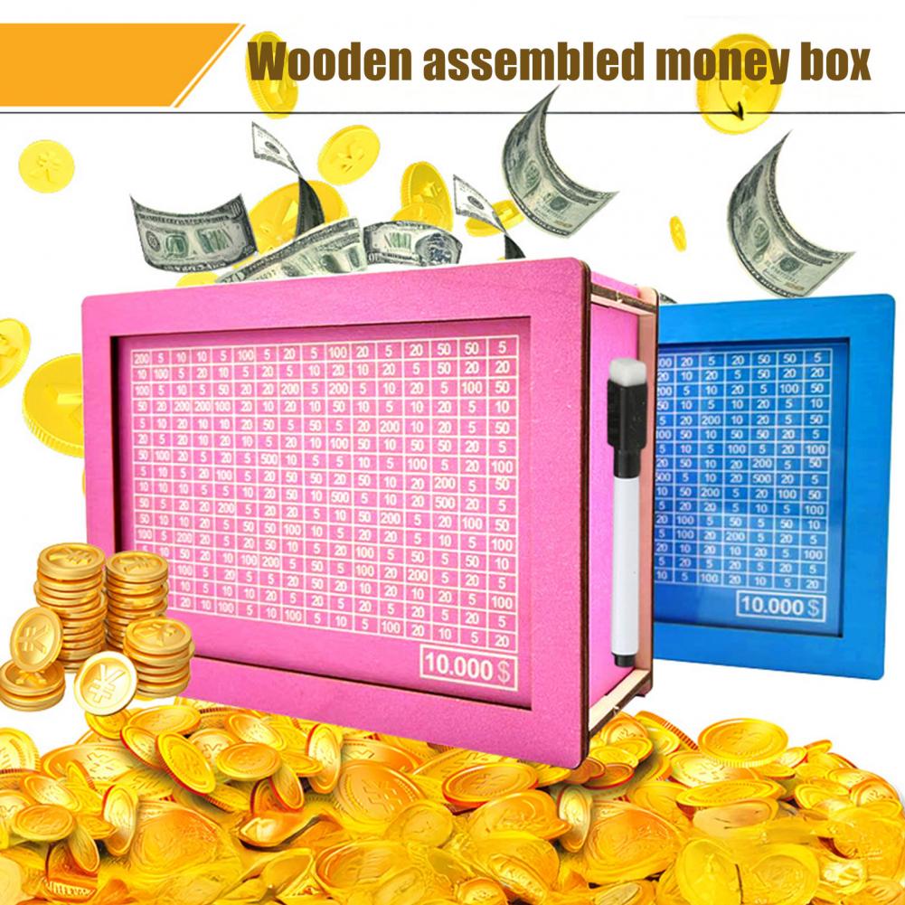 Eco-friendly Savings Bank Wood - Kids Education Savings 评论和价格