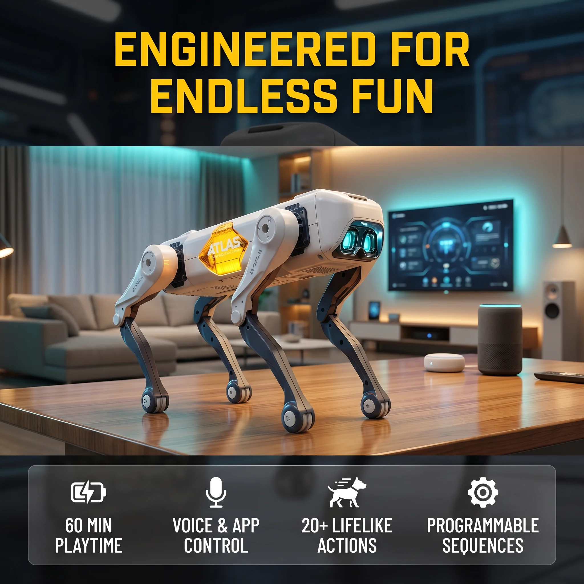 AI Smart Robot Dog, Voice & AP - Kids Educational Gadget 评论和价格