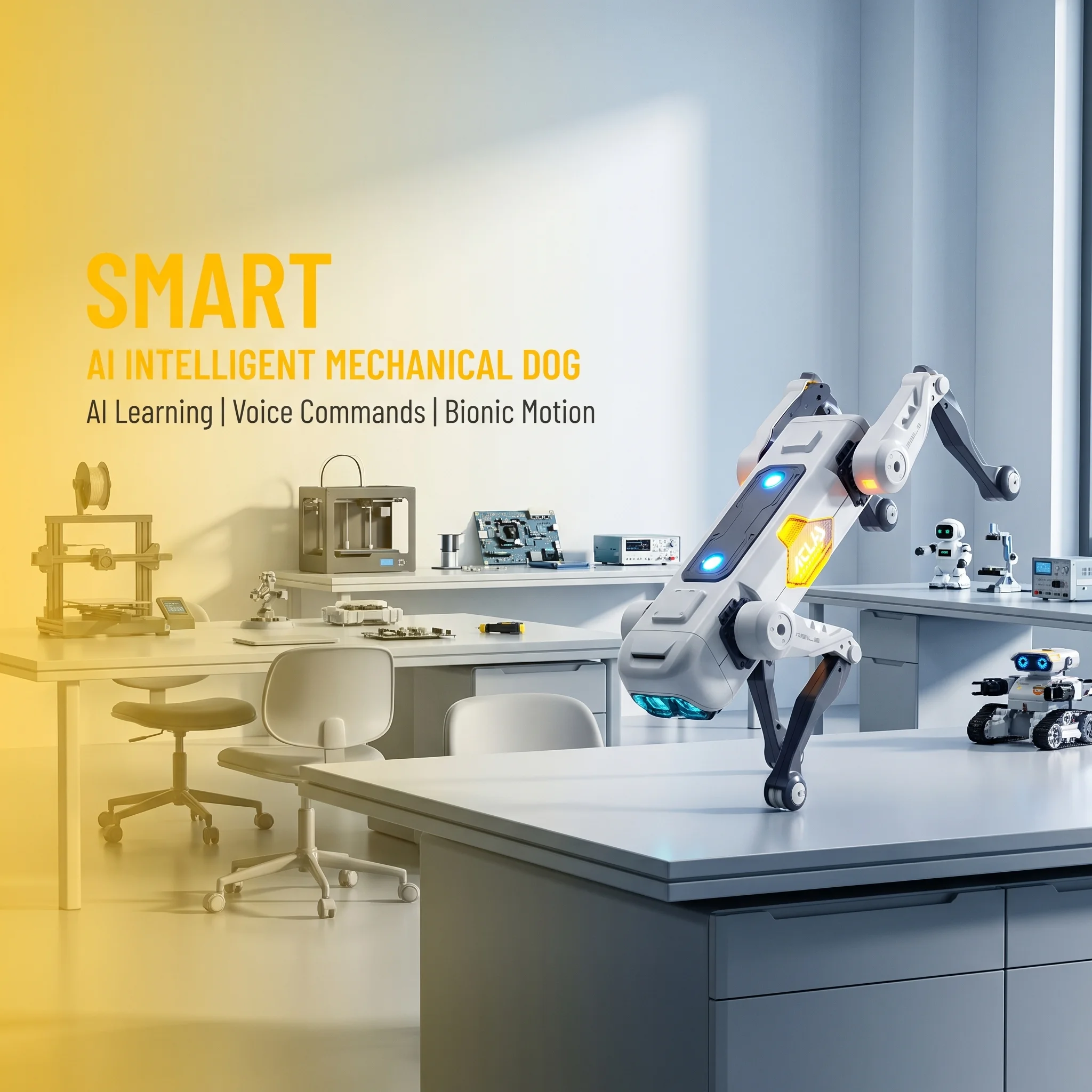 AI Smart Robot Dog, Voice & AP - Kids Educational Gadget 评论和价格