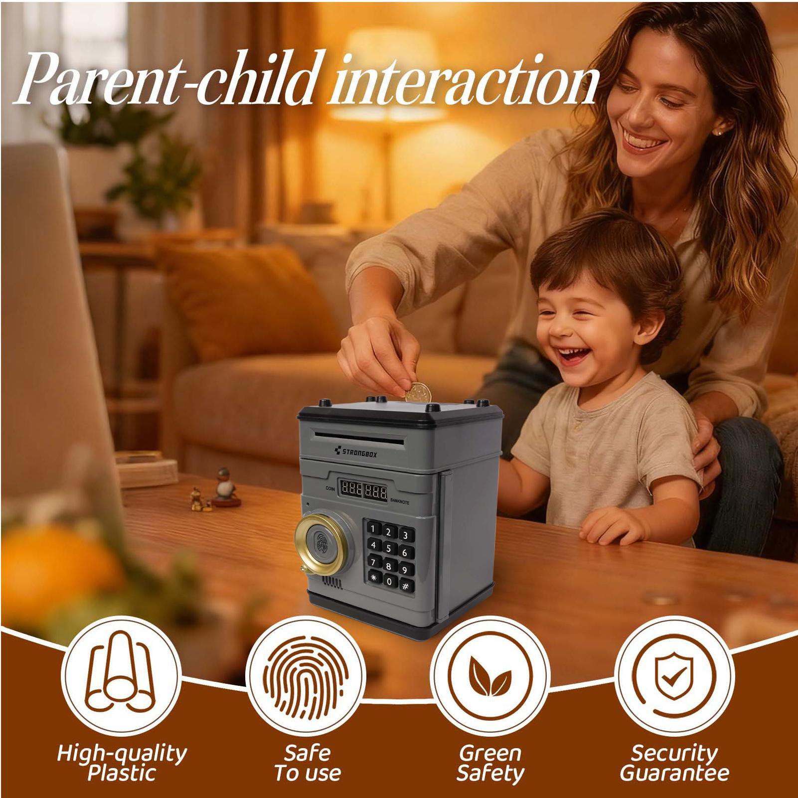 Electronic Money Bank Safe Box - Kids Education Savings 评论和价格