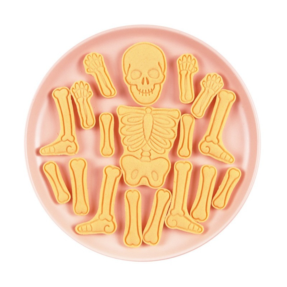 Halloween Puzzle Fondant Biscu - Human Body Puzzle 评论和价格