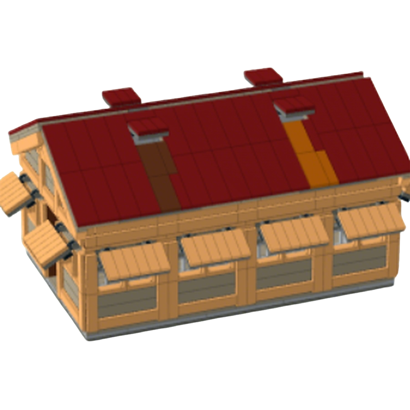 1115pcs MOC Pig Pen Town Plan  - Kids Education Plan 评论和价格