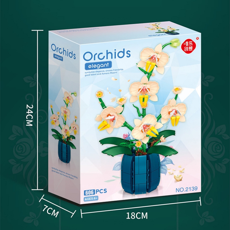 Bouquet Potted Orchid Building - Orchid Kids Education 评论和价格
